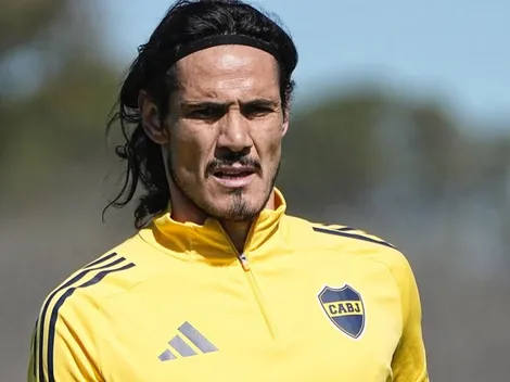 Pensando en su vuelta: el plan que tiene Boca con Cavani para el partido contra Newell's