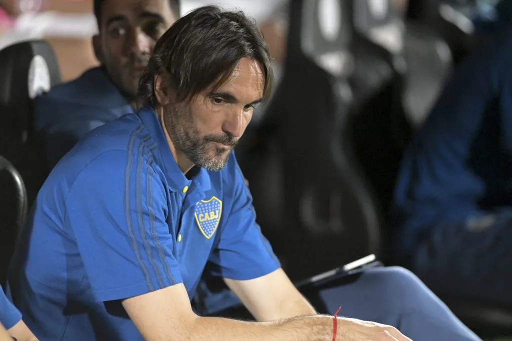 Diego Martínez renunció en Boca en septiembre del 2024. (Getty Images)