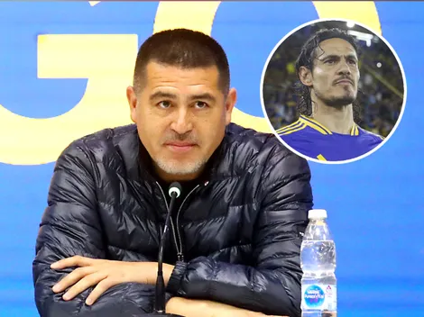 Riquelme y una firme frase que marca el futuro de Cavani