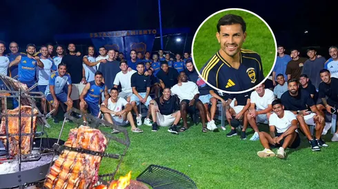 Paredes organiza los asados en Boca y ya es un líder en el plantel.