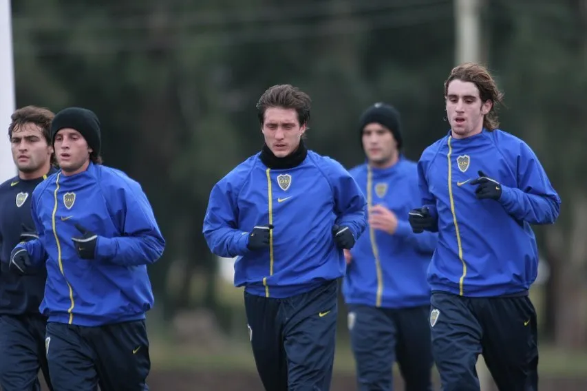 Franzoia jugó en un Boca plagado de ídolos. (Archivo)