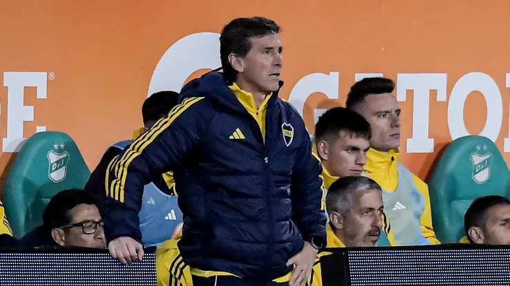 El equipo que paró Úbeda en la práctica de fútbol de Boca.