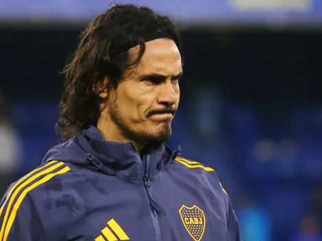 Revelaron cómo es la situación de Cavani en Boca tras su nueva lesión