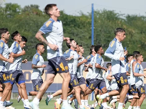 Boca volvió al trabajo tras el fallecimiento de Russo: los dos jugadores que entrenaron diferenciados