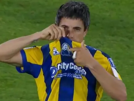 Malcorra metió un gol en Rosario Central y se lo dedicó a Russo: "Fue como un padre"