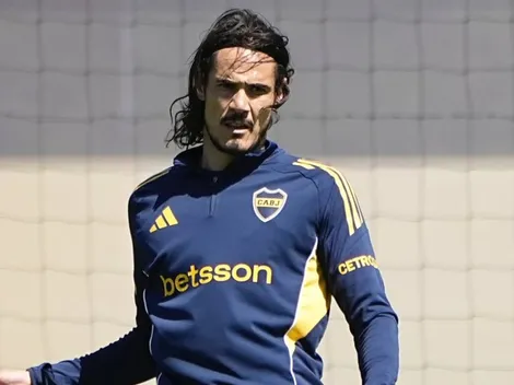 ¿Cavani juega contra Belgrano? La novedad en la práctica de Boca que deja claro el panorama
