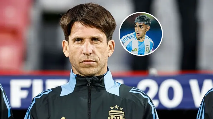 El DT de la Selección Argentina Sub 20 habló del presente de Milton Delgado.