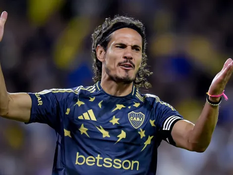 Úbeda decidió dejar afuera a Cavani del partido de Boca vs. Belgrano