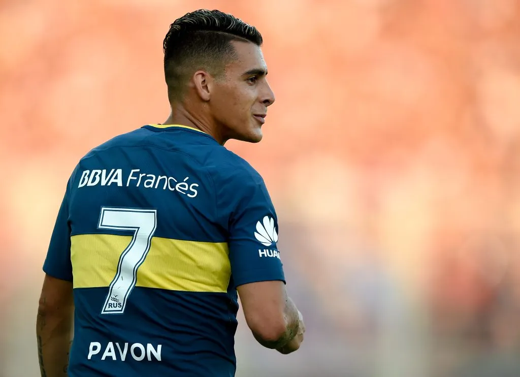 Cristian Pavón durante su etapa en Boca. Foto: Getty.