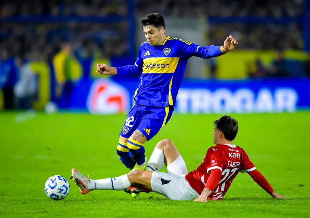 Blondel fue utilizado como extremo en Boca. (Getty)