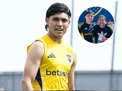 Zeballos pagó la apuesta que perdió con Paredes: el regalo que tuvo que hacerle a su padre