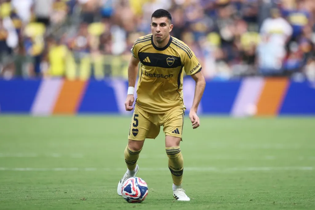 Rodrigo Battaglia sufrió una molestia en Boca. (Getty)