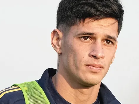 Baja en Boca: Brian Aguirre no pudo entrenarse este jueves en el predio de Ezeiza