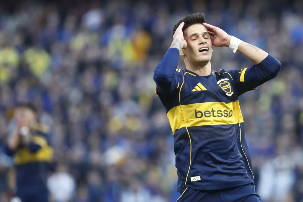 Brian Aguirre puede ser suplente en Boca vs. Barracas. (Getty)