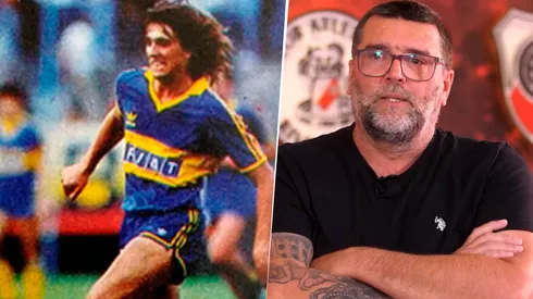 Sergio Berti jugó un año en Boca y fue referente de River después.