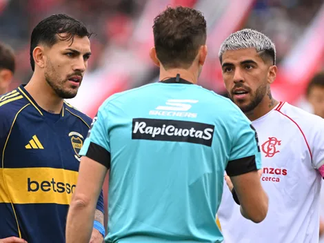 El cuerpo arbitral explicó por qué no echaron a Barrios por la piña a Merentiel en Boca vs. Barracas: "Es una jugada..."