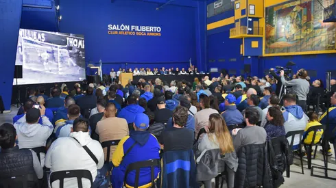 La Asamblea de representantes de Boca llegó a su fin.