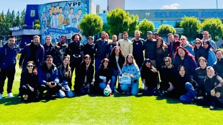 La razón por la que Paredes se juntó con Tinelli en el predio de la AFA.