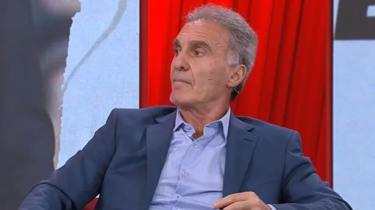 Ruggeri discutió con un cronista que cubre el día a día de River.