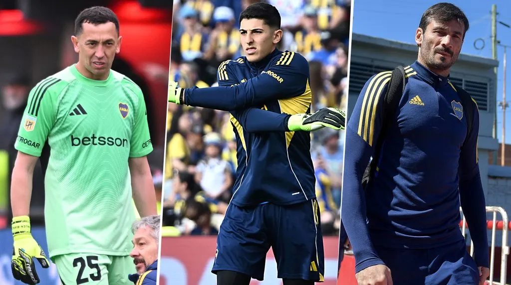 La postura de Boca con los arqueros para el 2026. (Getty Images)