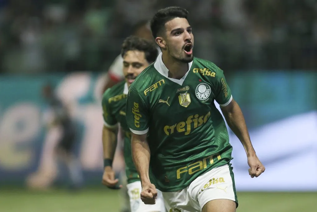 El “Flaco” López, figura del Palmeiras. (Getty Images)