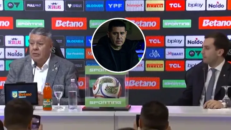 El motivo por el que Riquelme no estuvo junto a Tapia y Di Carlo.
