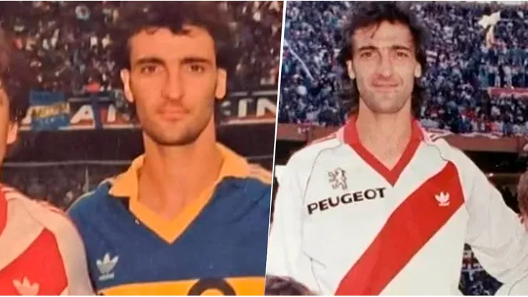 Jorge Higuaín jugó en Boca y poco después pasó a River.