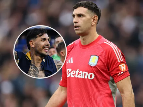 La chicana de Dibu Martínez a Paredes por su look viral: "Ni idea ¿no?"