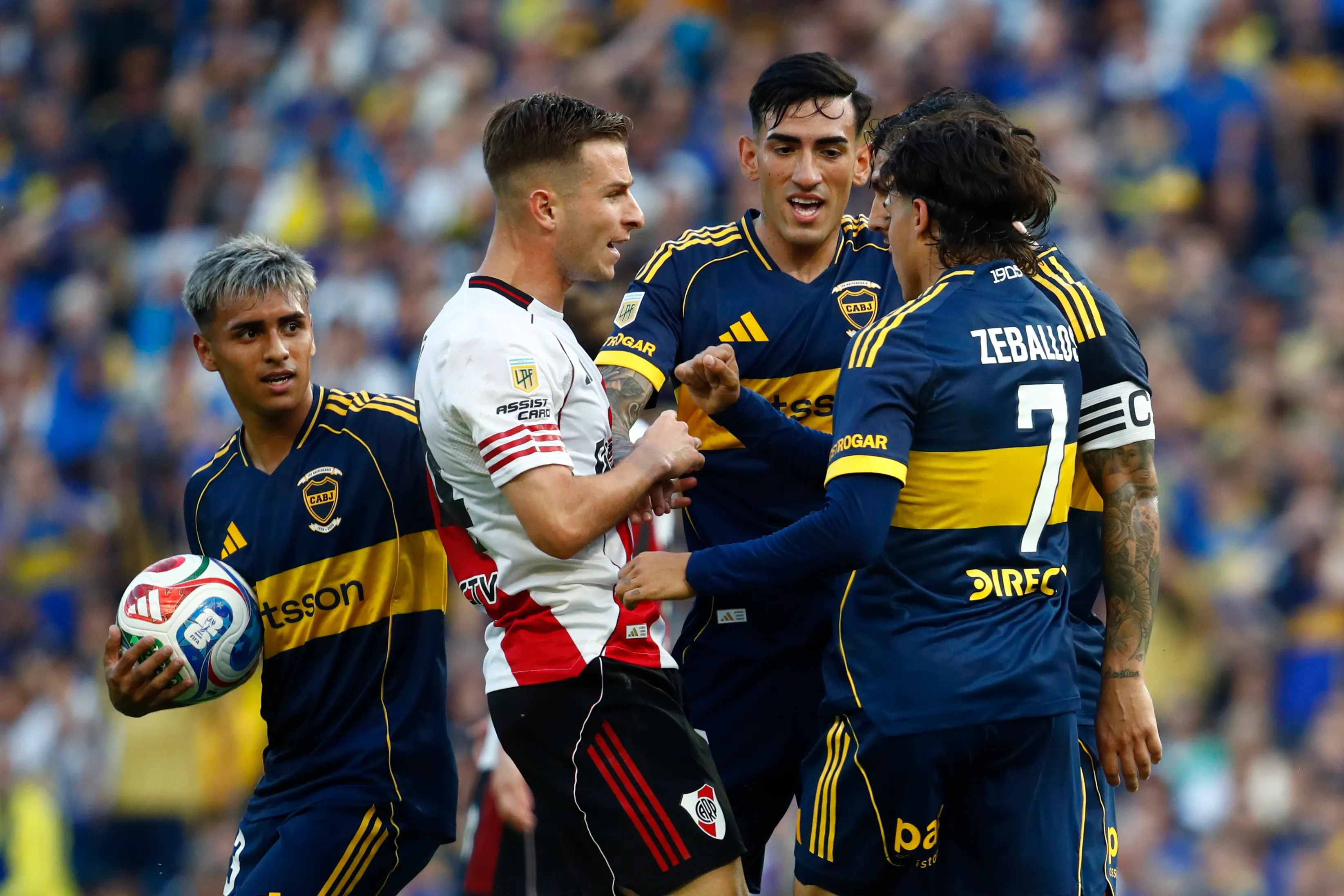 El Superclásico entre Boca y River. (Getty)