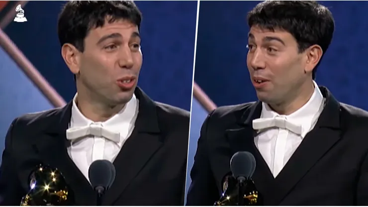 El cantante de Conociendo Rusia gritó por Boca en los Grammys.