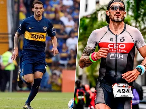 Fue campeón en Boca, se retiró en 2020 y ahora compite en triatlón