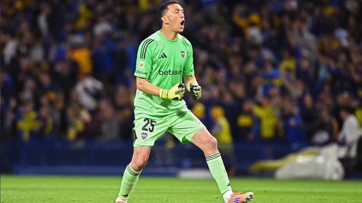 Marchesín festeja en La Bombonera.