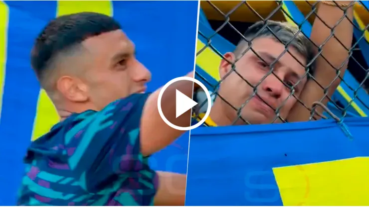 Historia viral: por qué un hincha de Boca se emocionó hasta las lágrimas cuando se cruzó a un jugador de Talleres