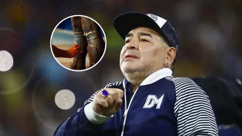 Boca homenajeó a Diego Maradona.