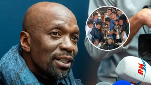 Makelele no ocultó su tristeza por la derrota con Boca en el 2000.