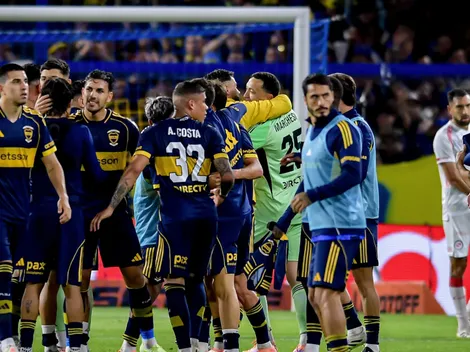 Alarma en Boca: el titular que terminó con un fuerte golpe el partido ante Argentinos