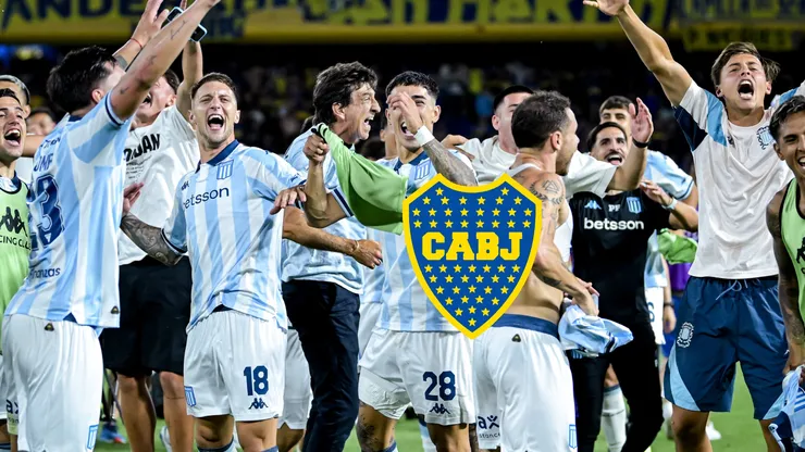 La cargada de Racing a Boca tras la eliminación.