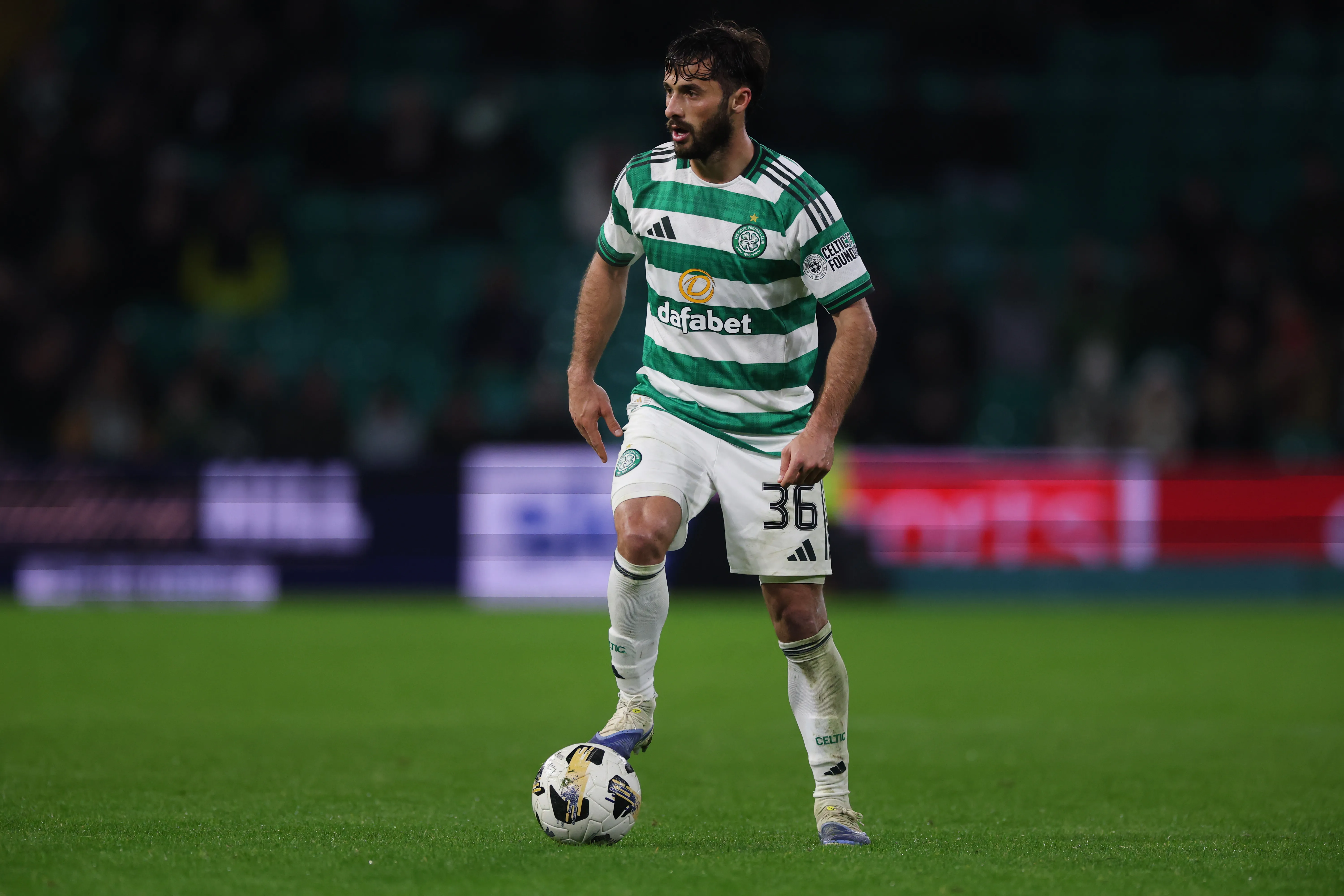 Marcelo Saracchi con la camiseta de Celtic de Escocia. (Getty Images)