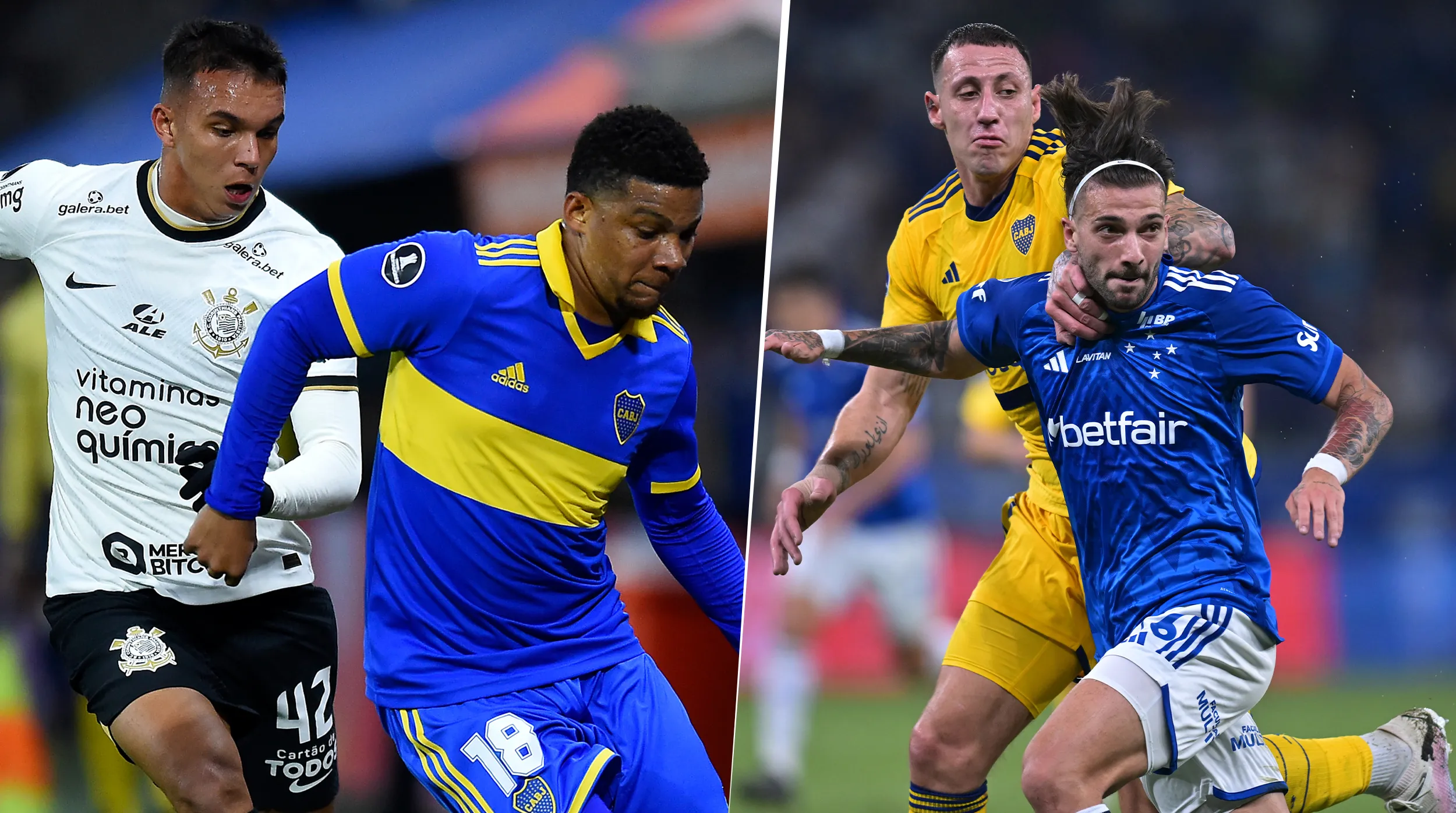 Corinthians y Cruzeiro, los rivales a “evitar” para Boca en la Libertadores 2026. (Getty)