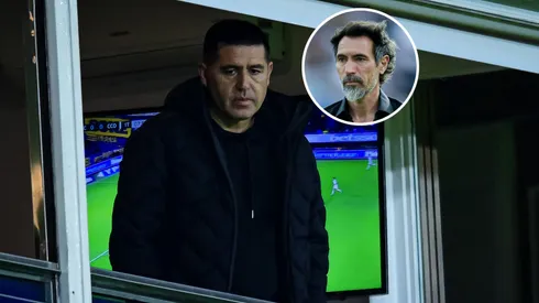 Riquelme marcó su postura con Eduardo Domínguez.