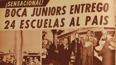 Boca construyó varias escuelas en el país.