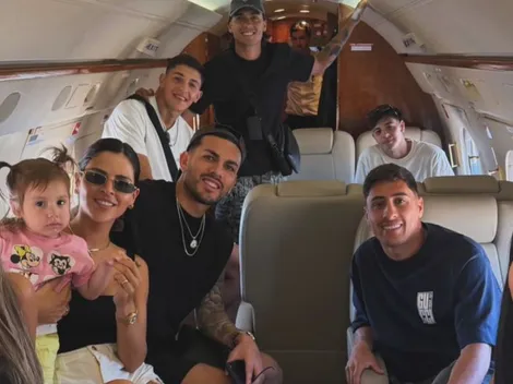 Paredes, en avión privado junto a Zeballos, Merentiel y Brey: el motivo del viaje juntos