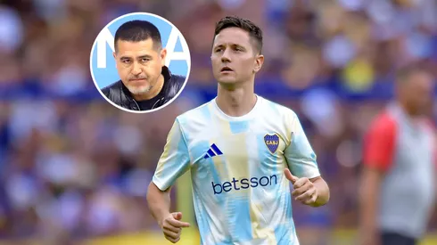 La charla entre Ander Herrera y Riquelme en Boca.