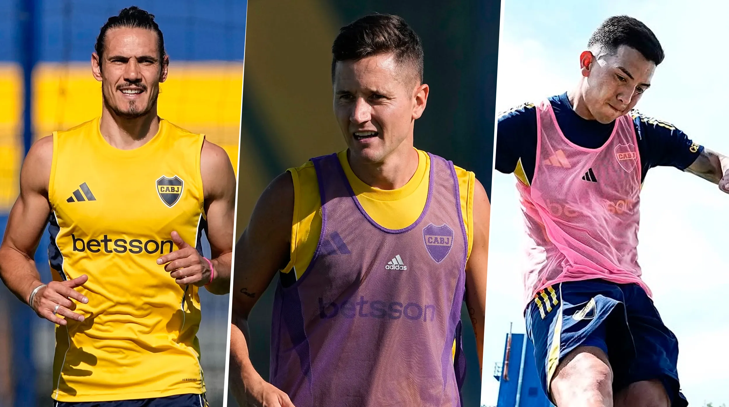 Cavani, Herrera y Velasco tendrán una pretemporada especial. (@javierphotogamma)