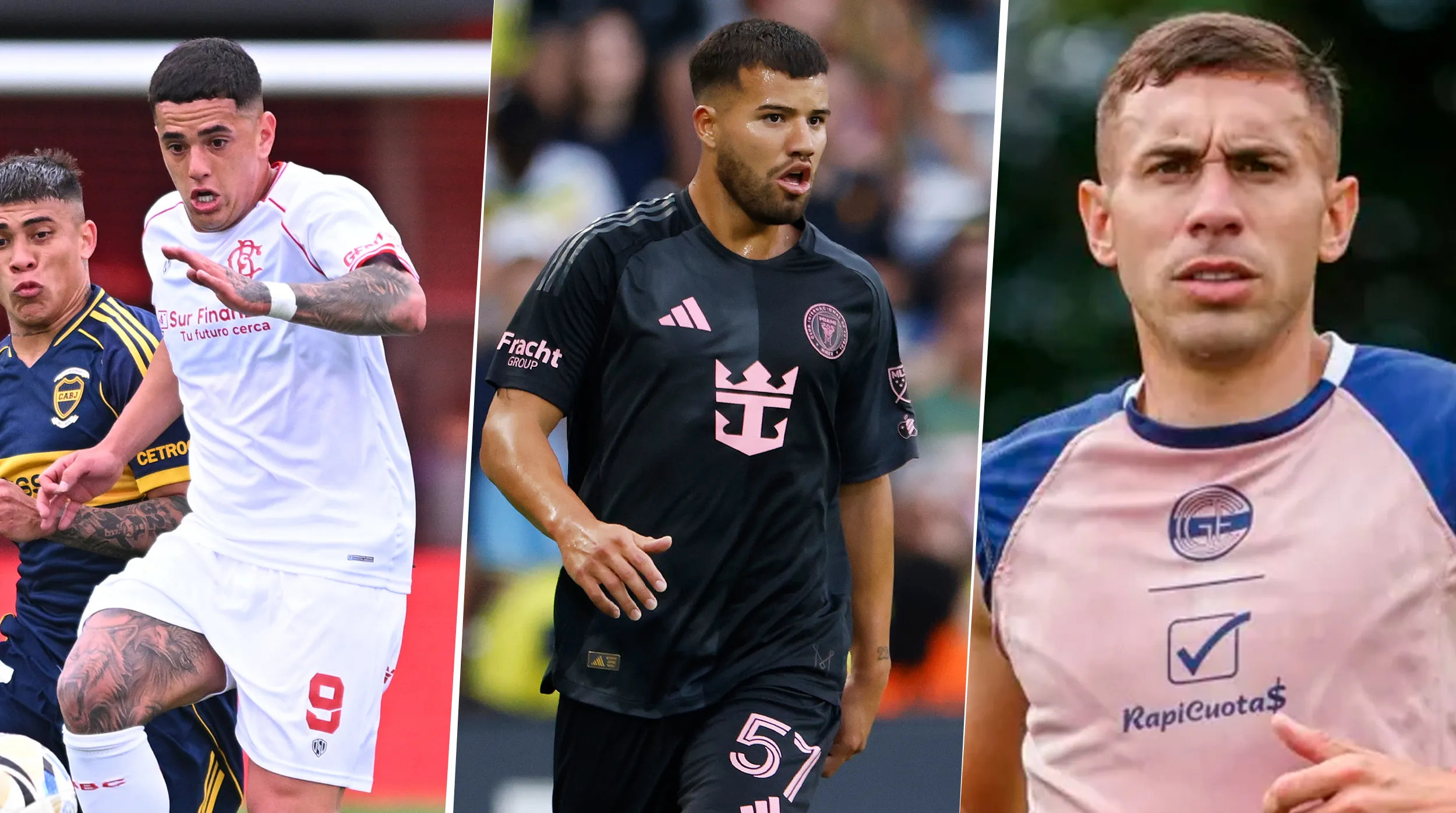 Weigandt, Morales y Briasco, tampoco serán tenidos en cuenta en Boca. (Instagram/Getty)