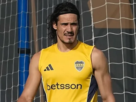 La sorpresiva actividad de Cavani en el arranque de la pretemporada de Boca: está aparte del plantel