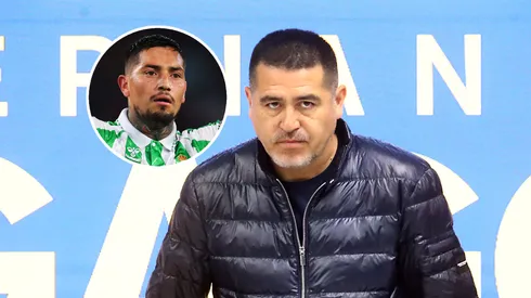 La postura de Riquelme con Chimy Ávila.