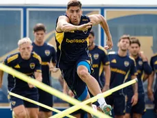 No es Cavani: por una tendinitis, un jugador de Boca todavía no pudo trabajar a la par del plantel