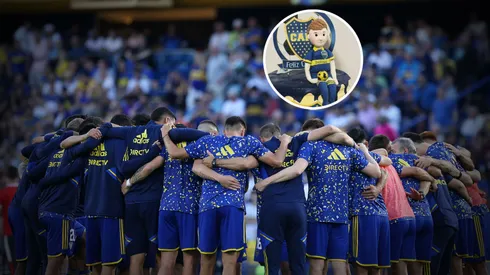 Un exBoca festejó el cumpleaños de su hijo con los colores del club.