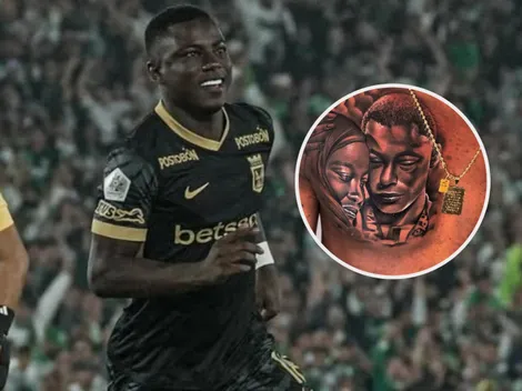 El tatuaje gigante que tiene Hinestroza en el pecho y le recuerda el camino hacia su inminente llegada a Boca
